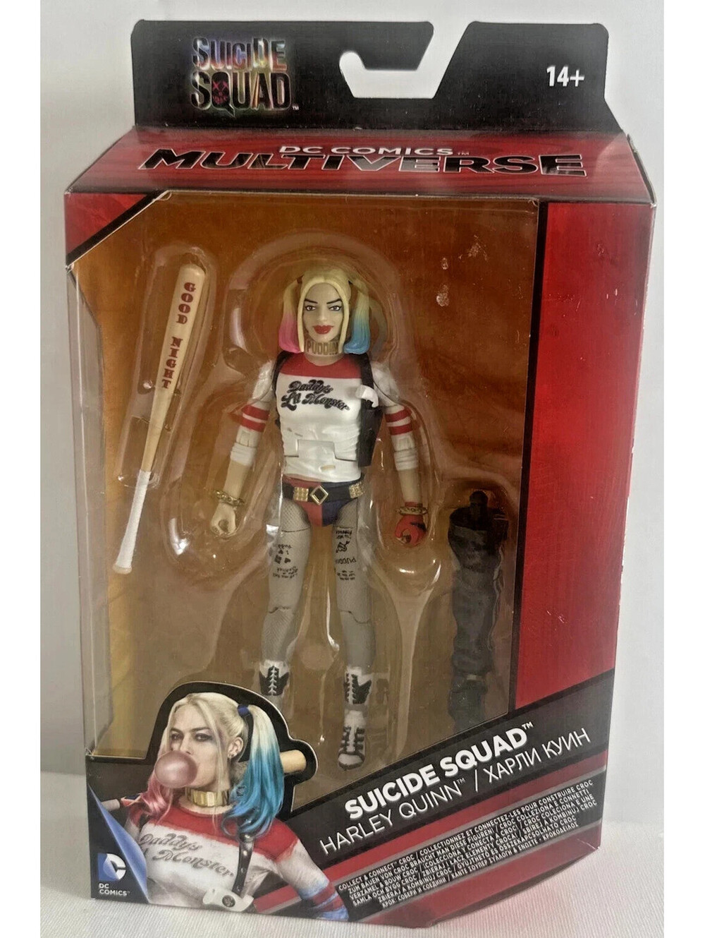 DC Multiverse Suicide Squad Harley Quinn 6" Action Figure Mattel 2016 Movie NIB